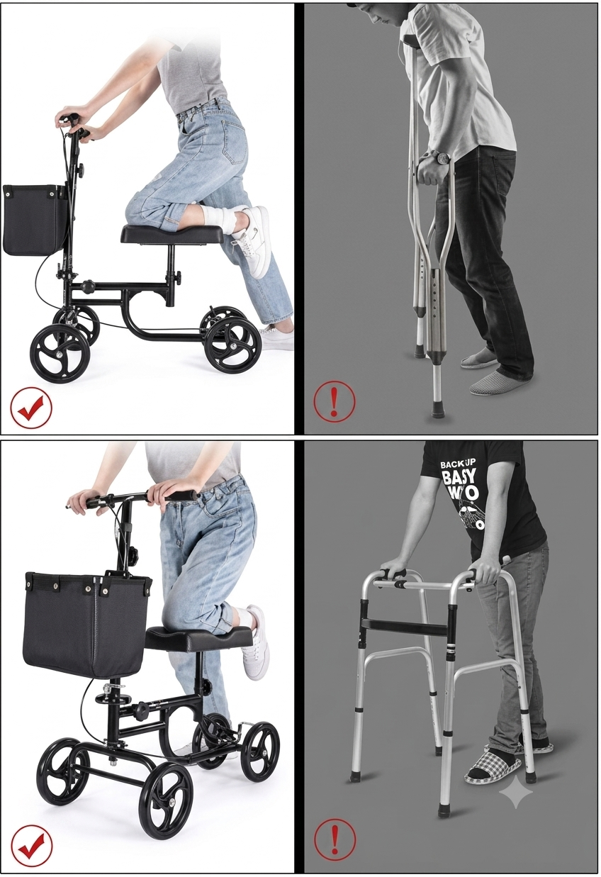 ANDADOR ORTOPÉDICO DE RODILLA (SCOOTER DE RODILLA)