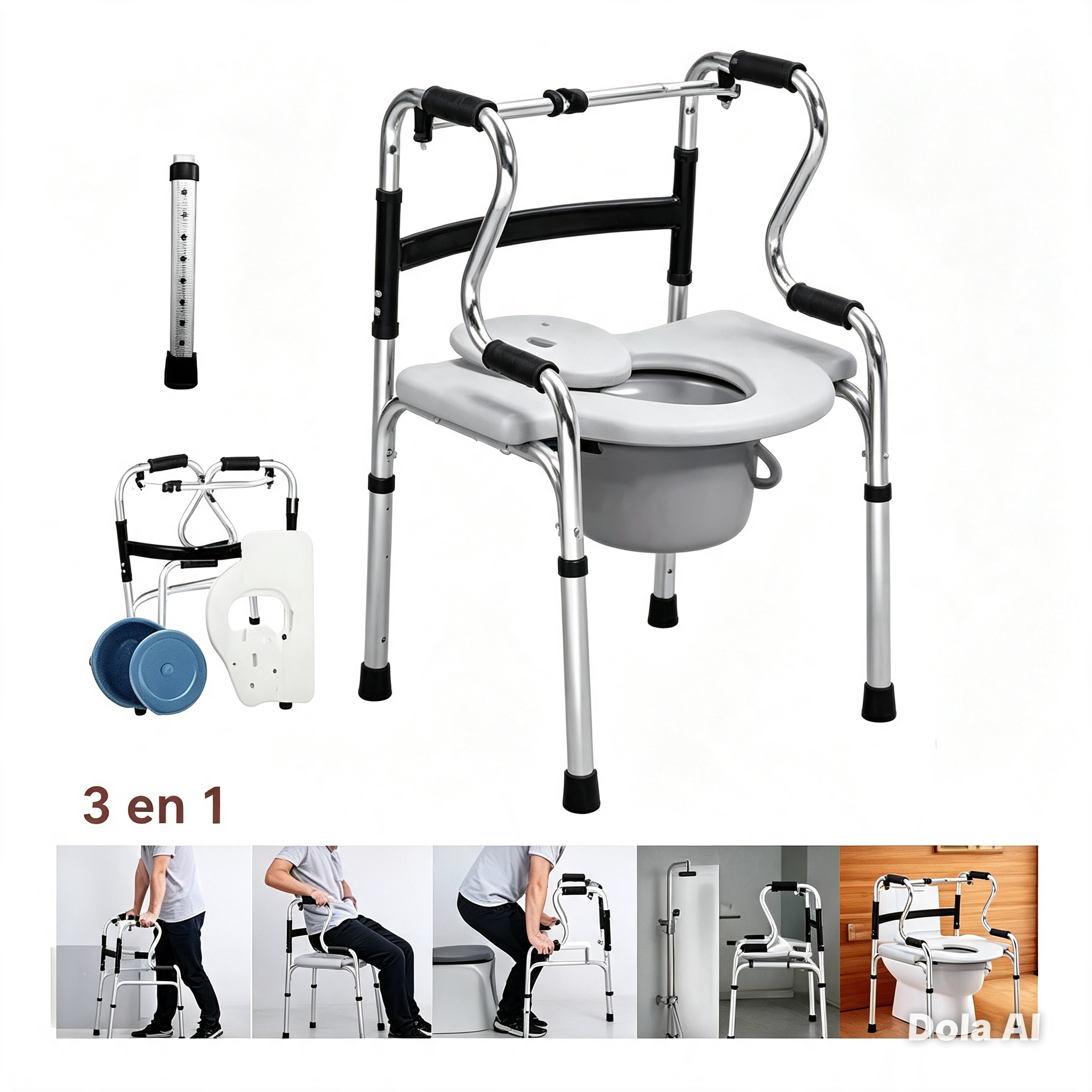 SILLA SANITARIA 3 EN 1