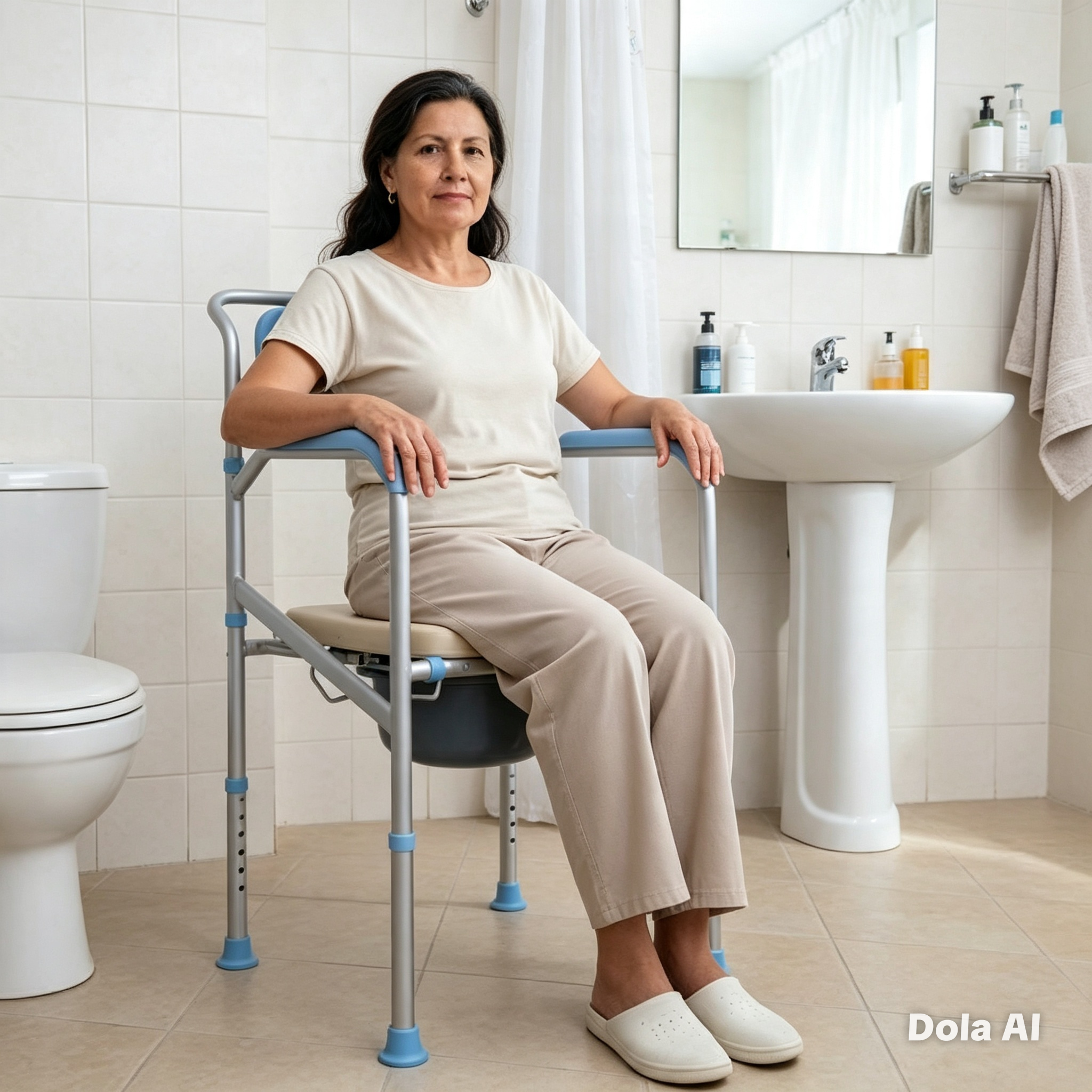 SILLA SANITARIO ACOLCHADA