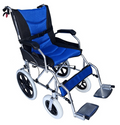 SILLA DE PASEO DE ALUMINIO COLOR AZUL