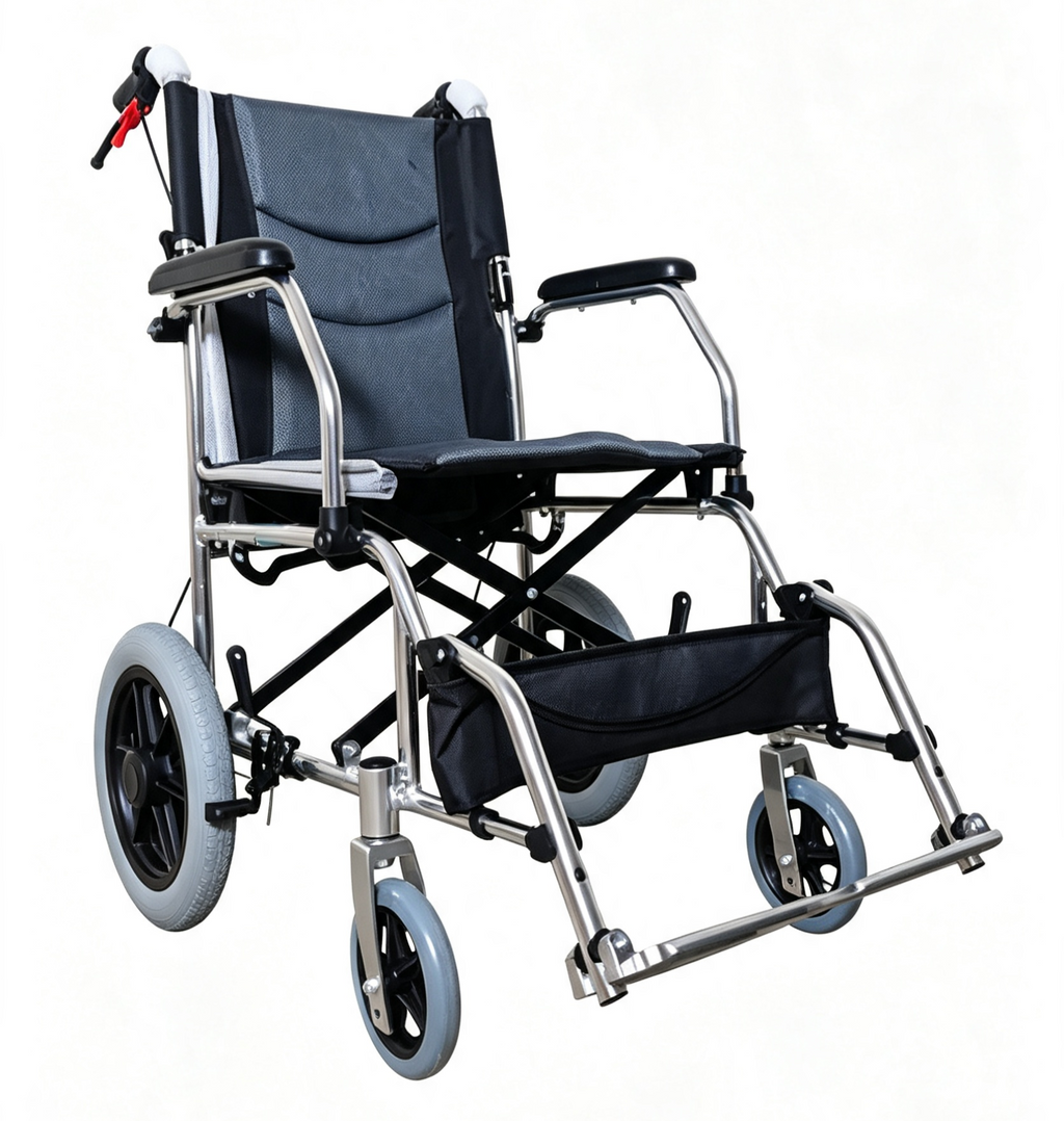SILLA DE PASEO CLASICA DE ALUMINIO GRIS