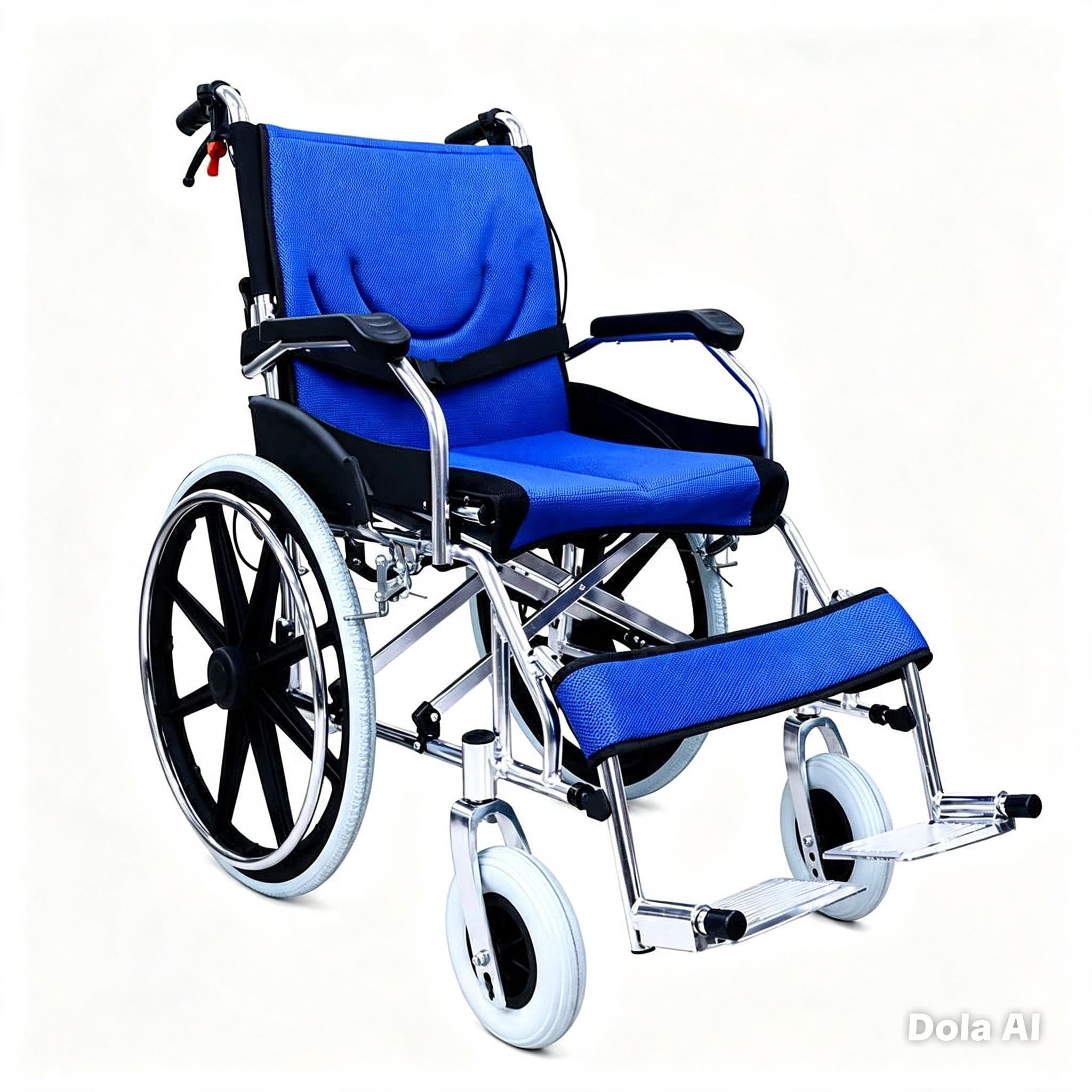 SILLA DE RUEDAS DE ALUMINIO ULTRAPLEGABLE