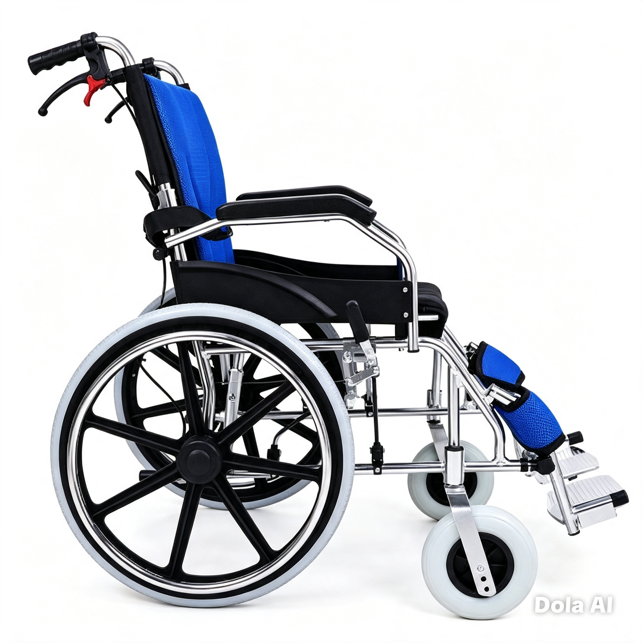 SILLA DE RUEDAS DE ALUMINIO ULTRAPLEGABLE