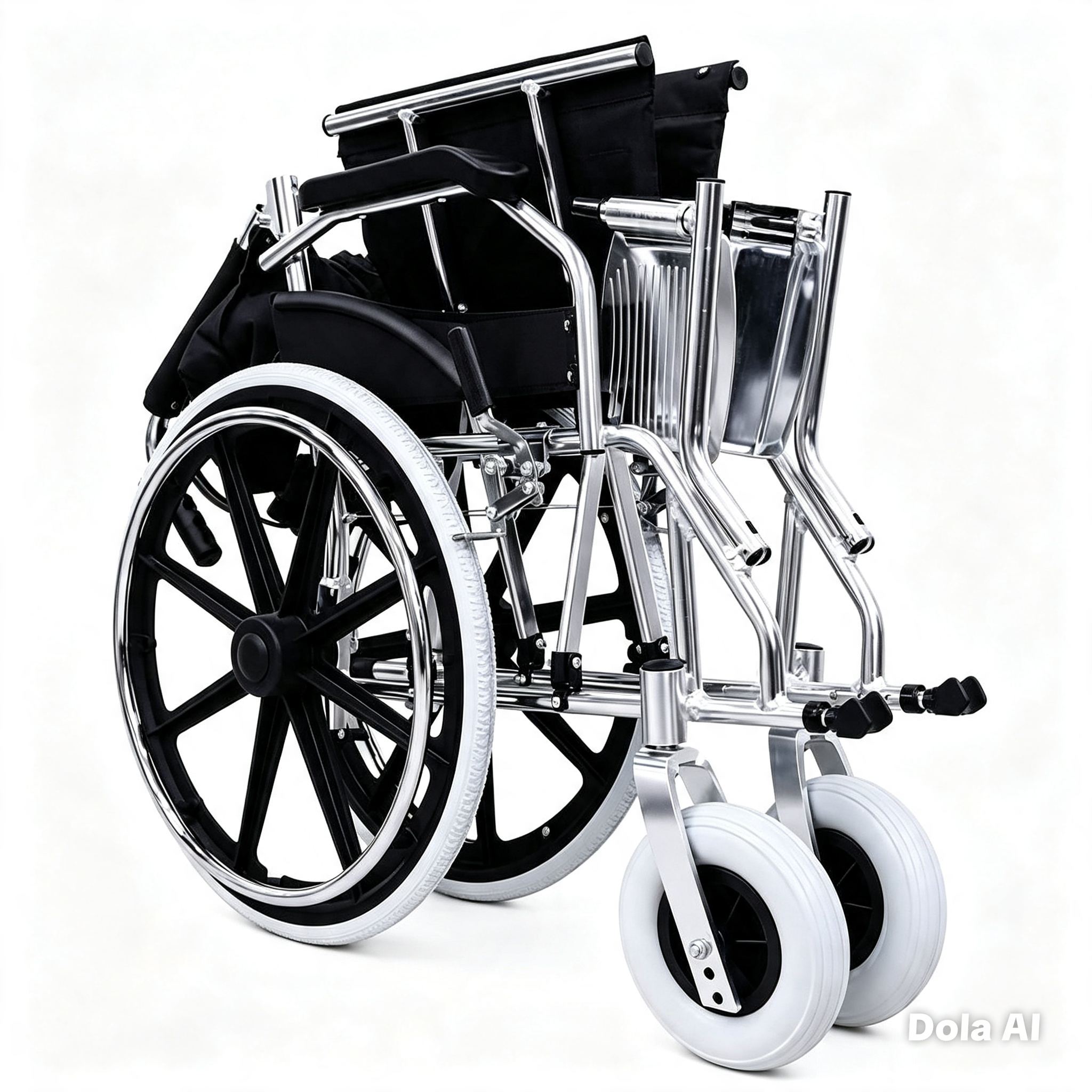 SILLA DE RUEDAS DE ALUMINIO ULTRAPLEGABLE