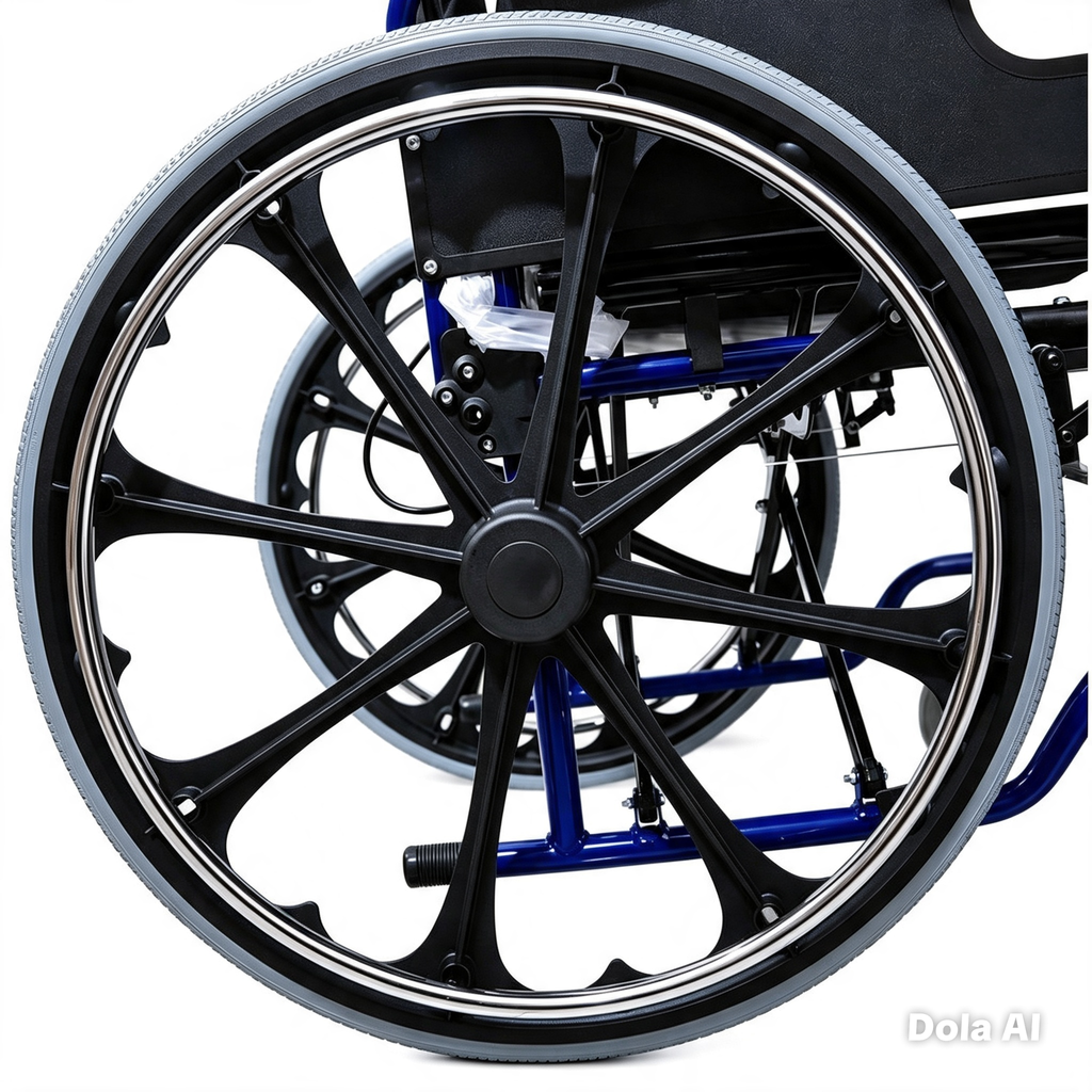 SILLA DE RUEDAS DE ACERO PREMIUM