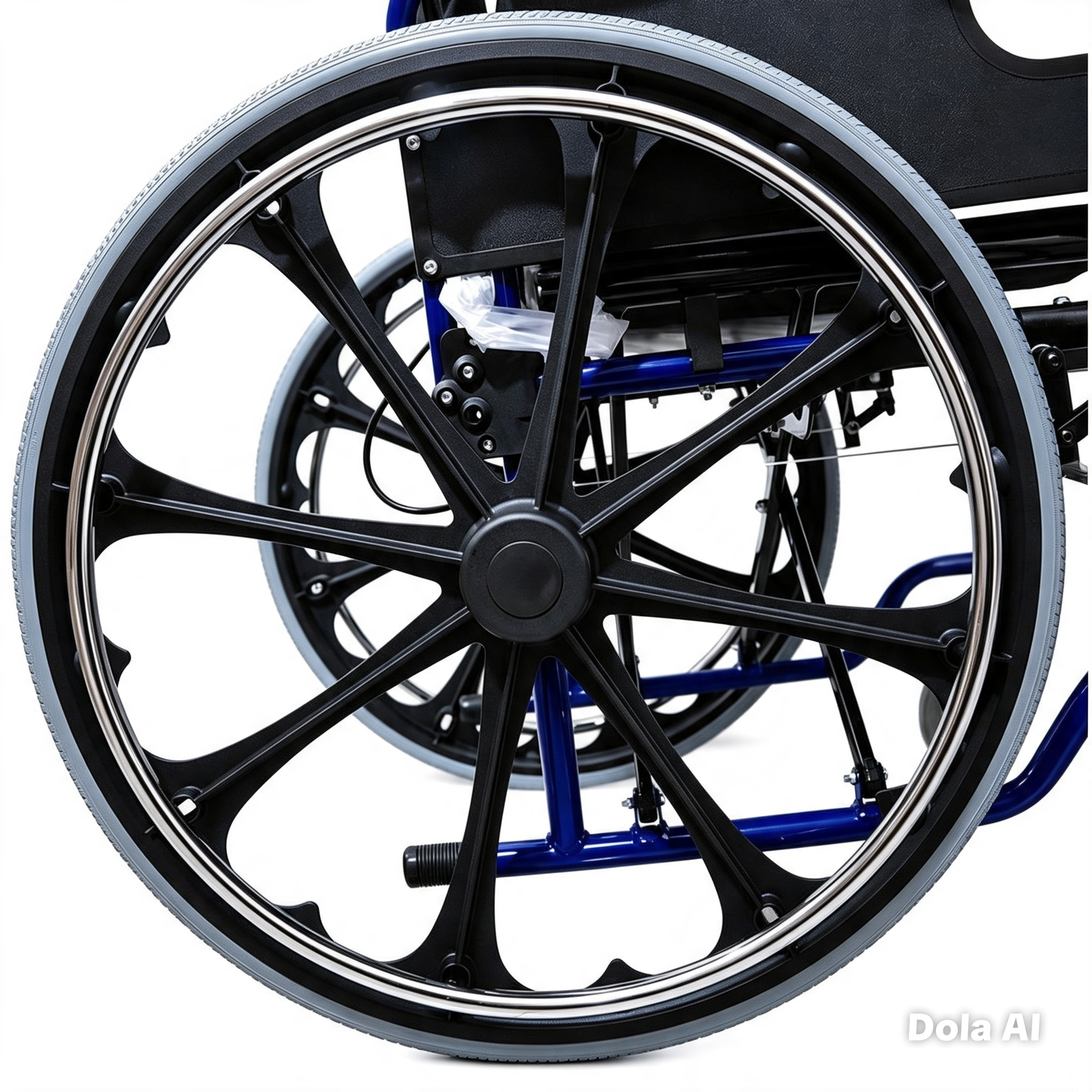 SILLA DE RUEDAS DE ACERO PREMIUM