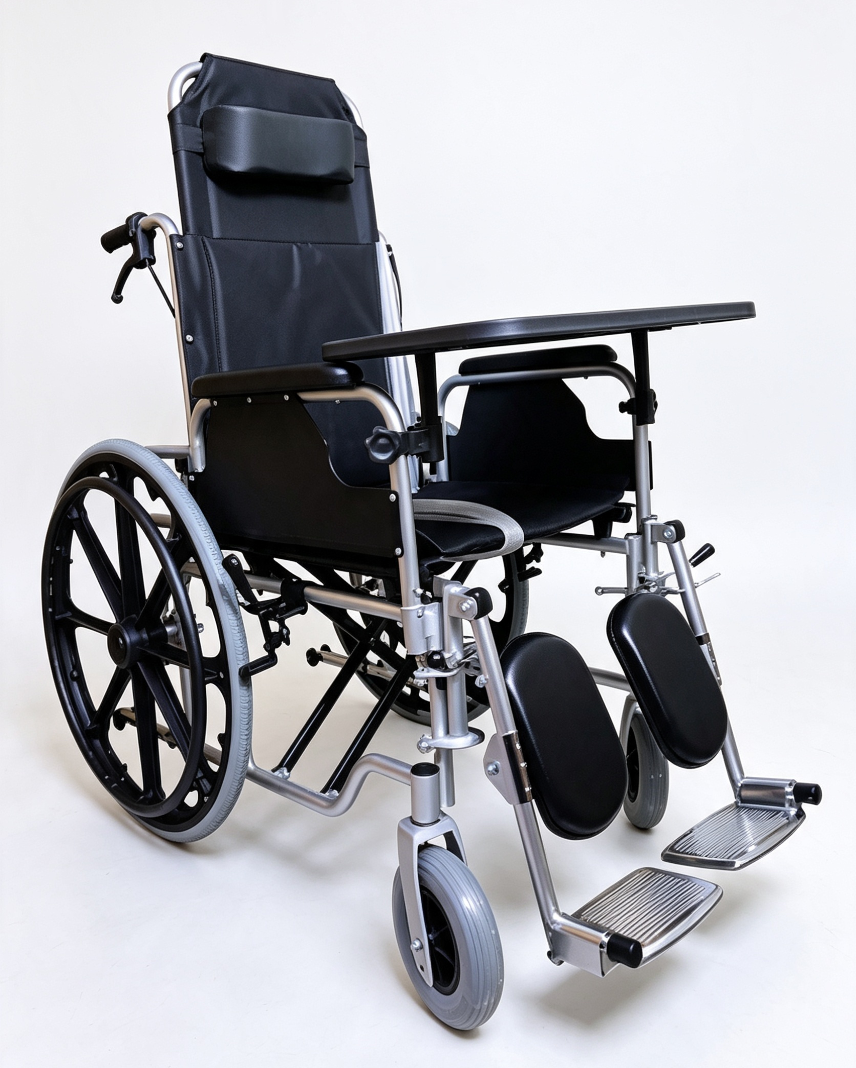 SILLA DE RUEDAS DE ALUMINIO 4 EN 1