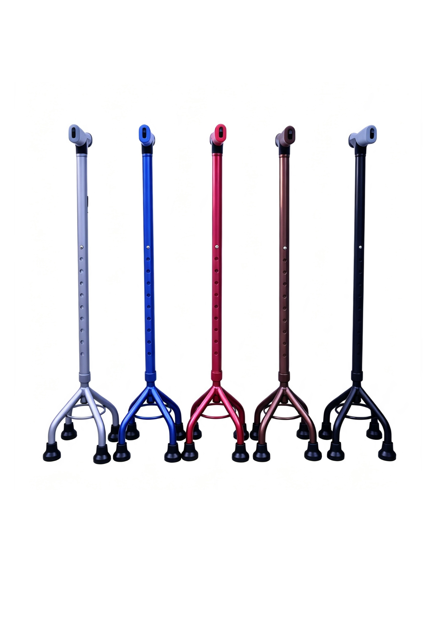 BASTÓN ERGONÓMICO DE 4 PATAS ALTAS