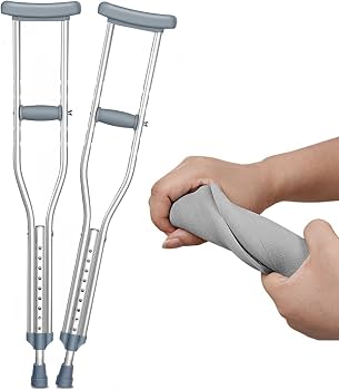 MULETAS DE ALUMINIO DE AXILA (PAR)