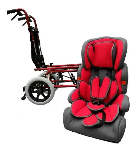 SILLA DE RUEDAS NEUROLOGICO BASCULANTE PEDIATRICO