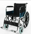 SILLA DE RUEDAS ESTÁNDAR CROMADA TODO TERRENO