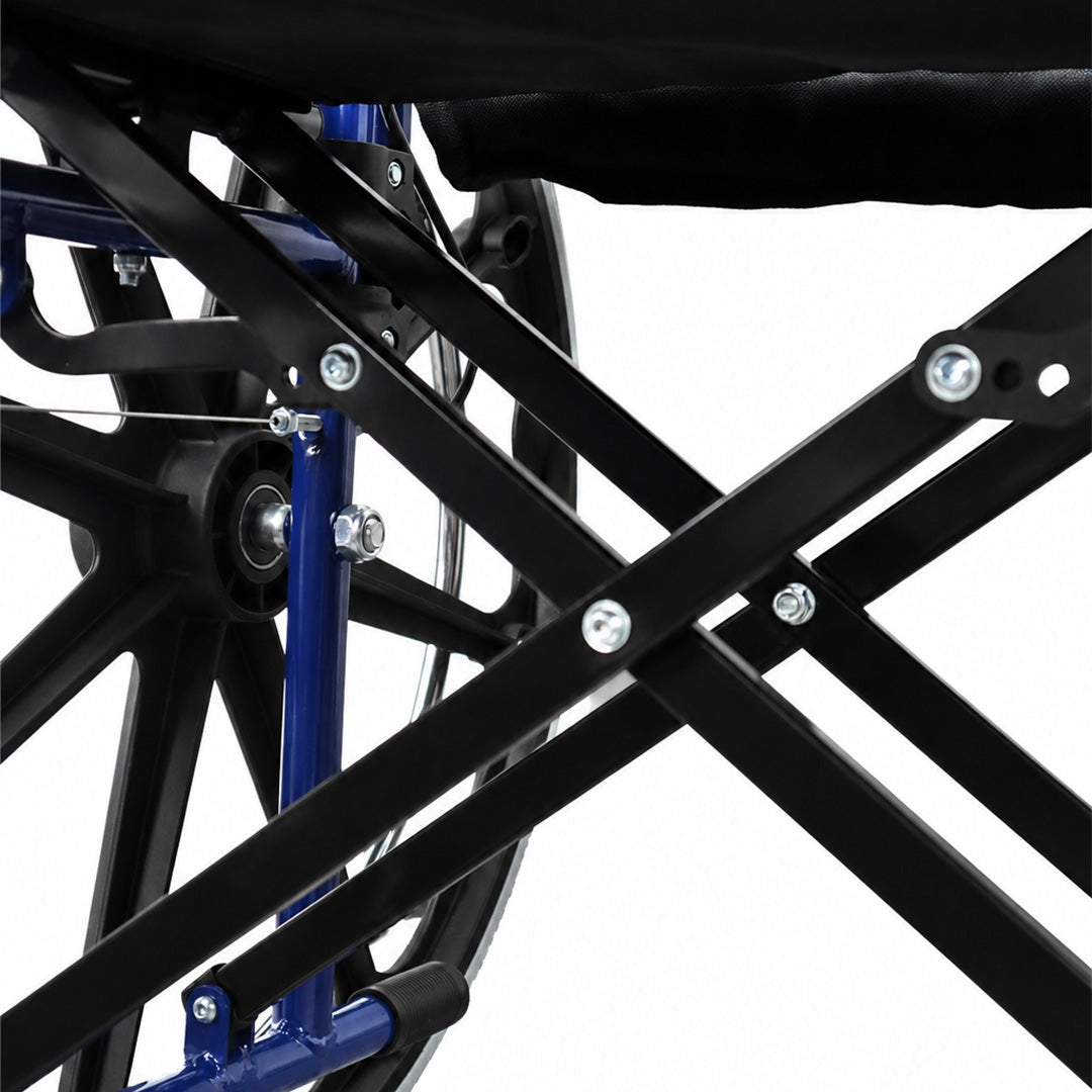 SILLA DE RUEDAS DE ACERO PREMIUM