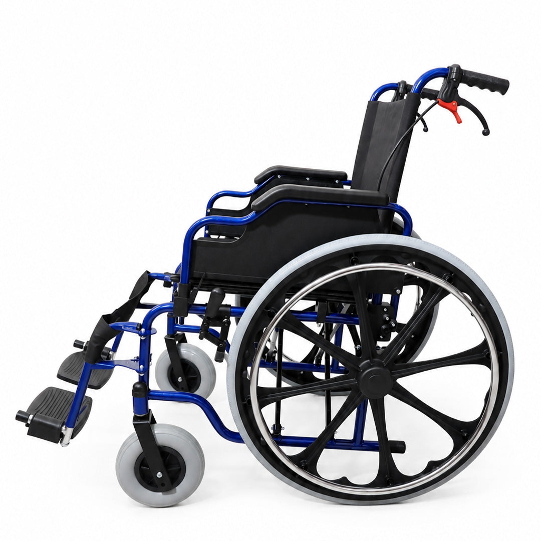 SILLA DE RUEDAS DE ACERO PREMIUM