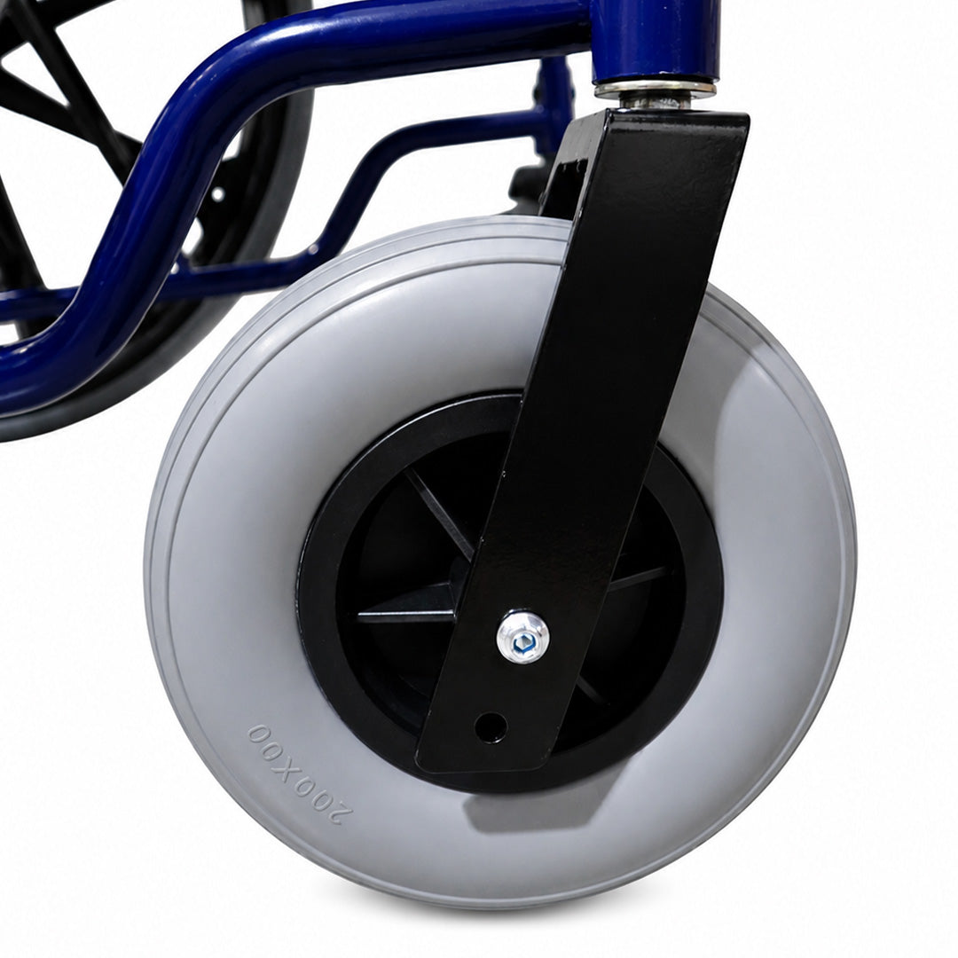 SILLA DE RUEDAS DE ACERO PREMIUM
