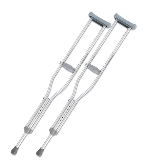 MULETAS DE ALUMINIO DE AXILA (PAR)